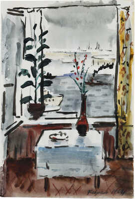 Ведерников Александр Семенович. Ленинград. Вид из окна